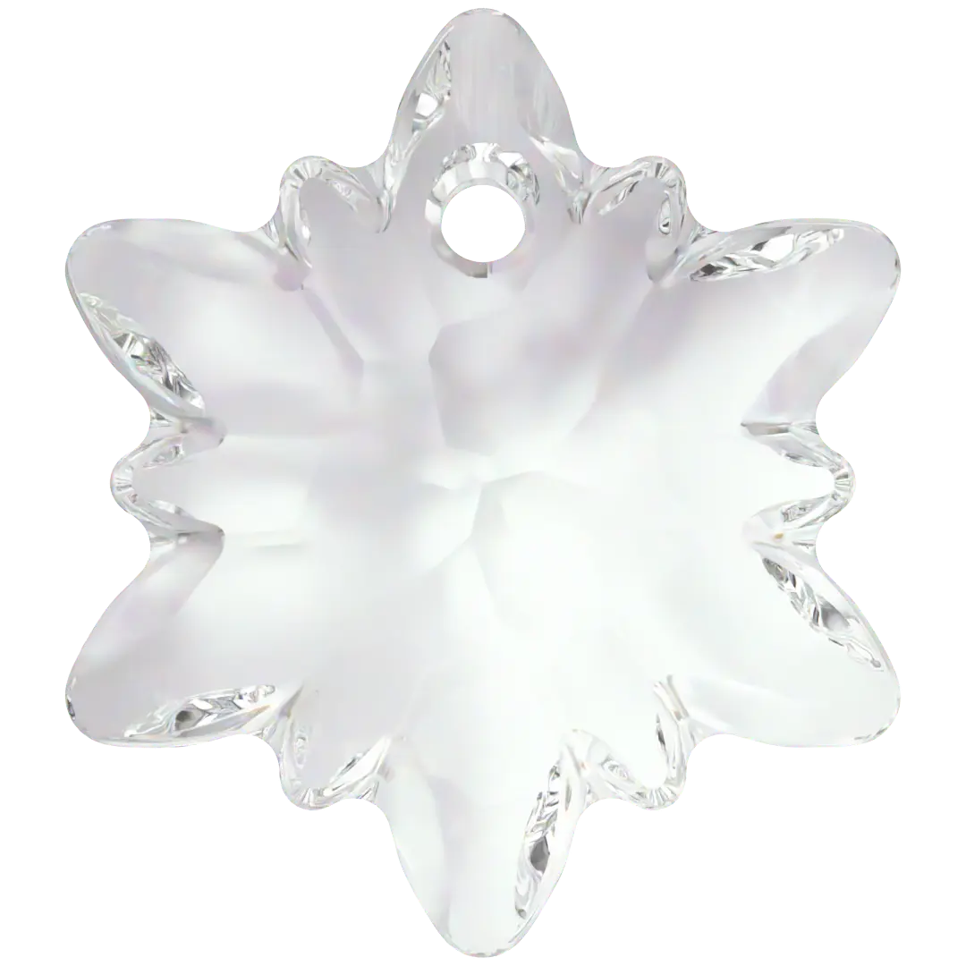 Swarovski Pendants Edelweiss (6748) Crystal - Bluestreak Crystals
