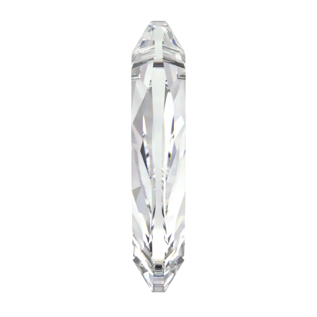 Swarovski Pendants Flat Heart (6225) Crystal - Bluestreak Crystals
