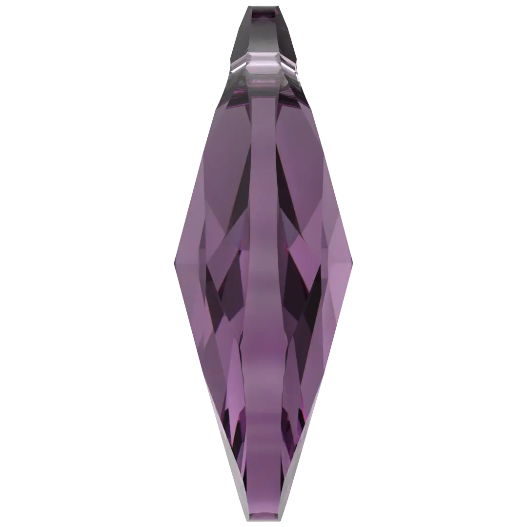 Swarovski Pendants Peardrop (6106) Amethyst - Bluestreak Crystals