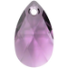 Swarovski Pendants Peardrop (6106) Amethyst - Bluestreak Crystals