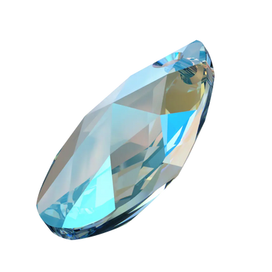 Swarovski Pendants Peardrop (6106) Aquamarine Shimmer - Bluestreak Crystals