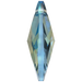 Swarovski Pendants Peardrop (6106) Aquamarine Shimmer - Bluestreak Crystals