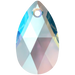 Swarovski Pendants Peardrop (6106) Aquamarine Shimmer - Bluestreak Crystals