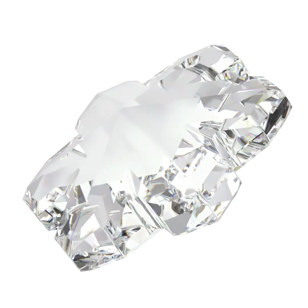 Swarovski Pendants Snowflake (6704) Crystal - Bluestreak Crystals