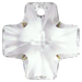 Swarovski Pendants Square Cross (6866) Crystal - Bluestreak Crystals