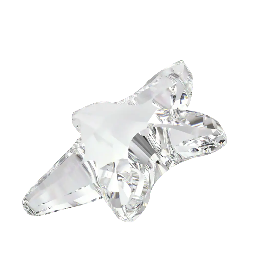 Swarovski Pendants Starfish (6721) Crystal - Bluestreak Crystals