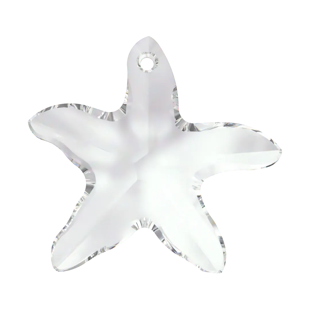Swarovski Pendants Starfish (6721) Crystal - Bluestreak Crystals