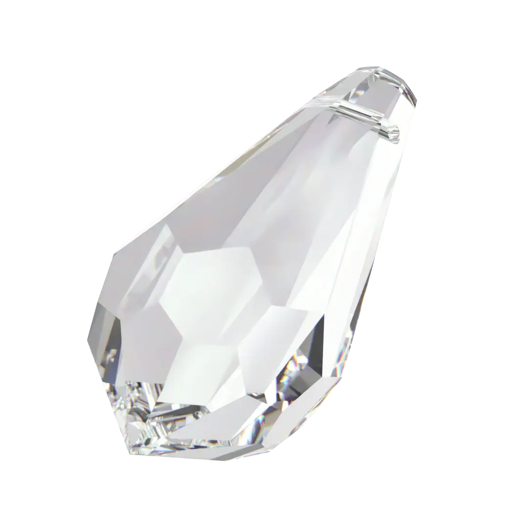 Swarovski Pendants Teardrop (6000) Crystal - Bluestreak Crystals