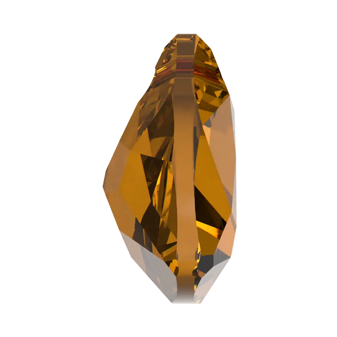 Serinity Pendants Trilliant Cut (6434) Light Amber - Bluestreak Crystals