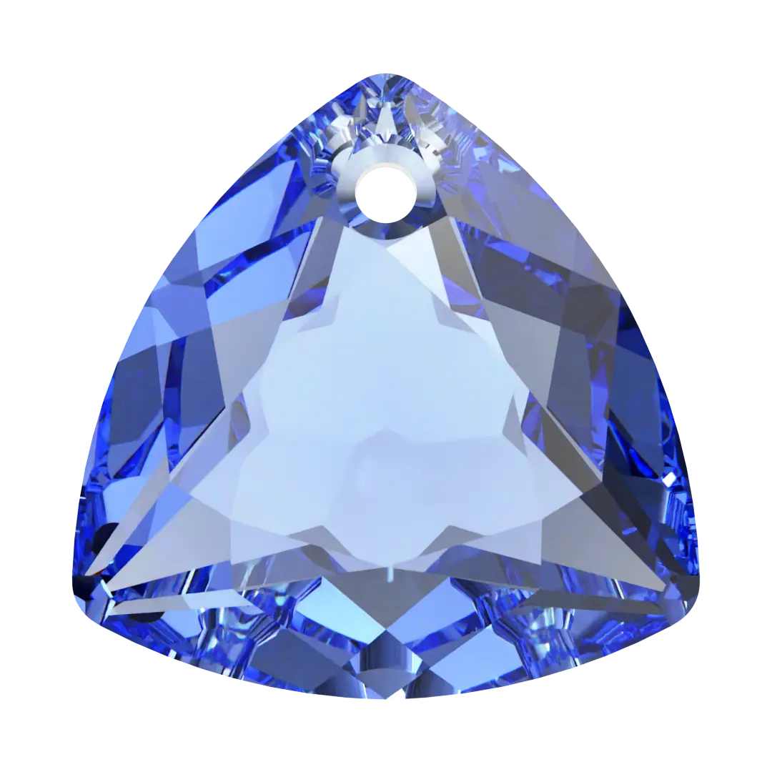 Serinity Pendants Trilliant Cut (6434) Sapphire - Bluestreak Crystals