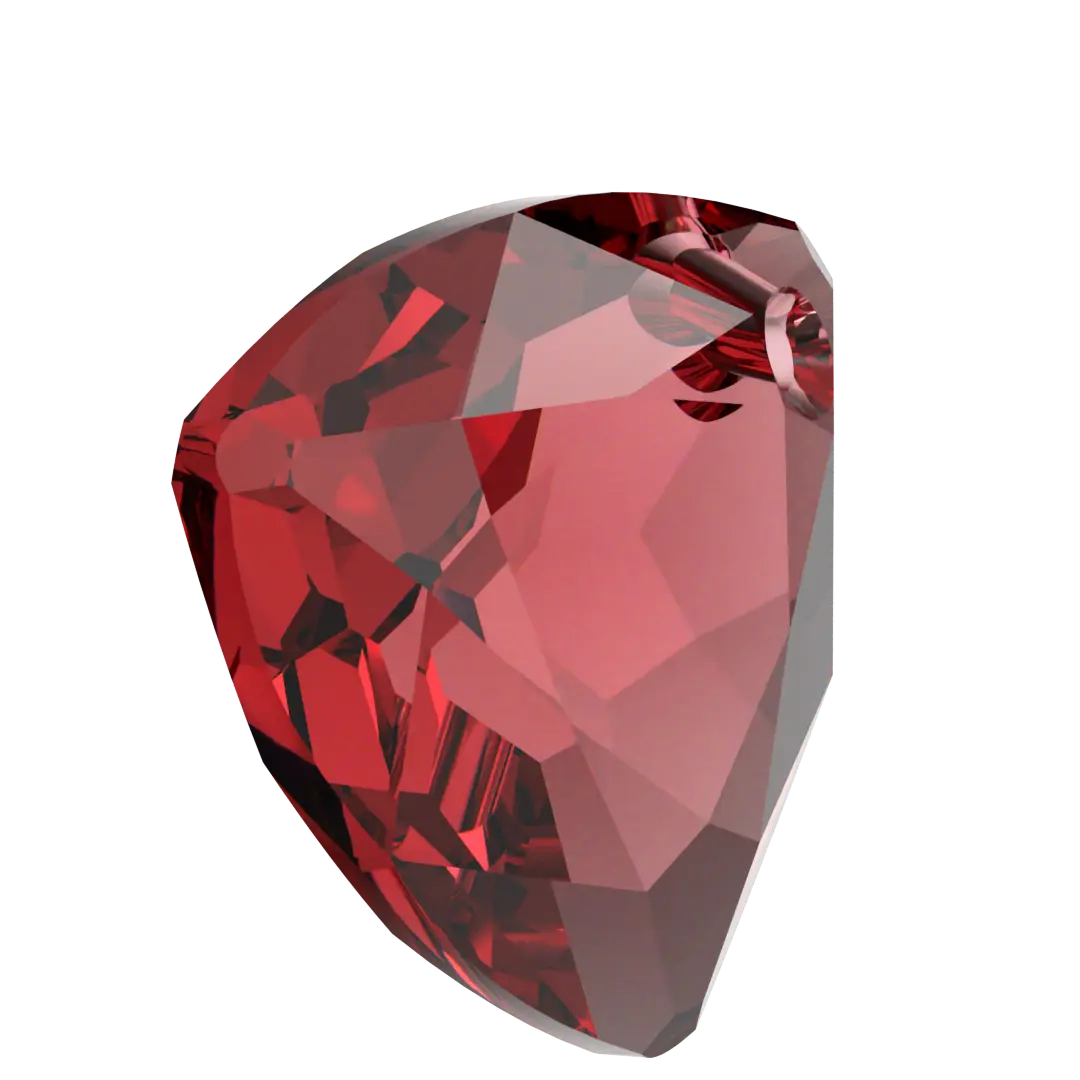Swarovski Pendants Trilliant Cut (6434) Scarlet - Bluestreak Crystals