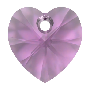 Swarovski Pendants Xilion Heart (6228) Amethyst - Bluestreak Crystals