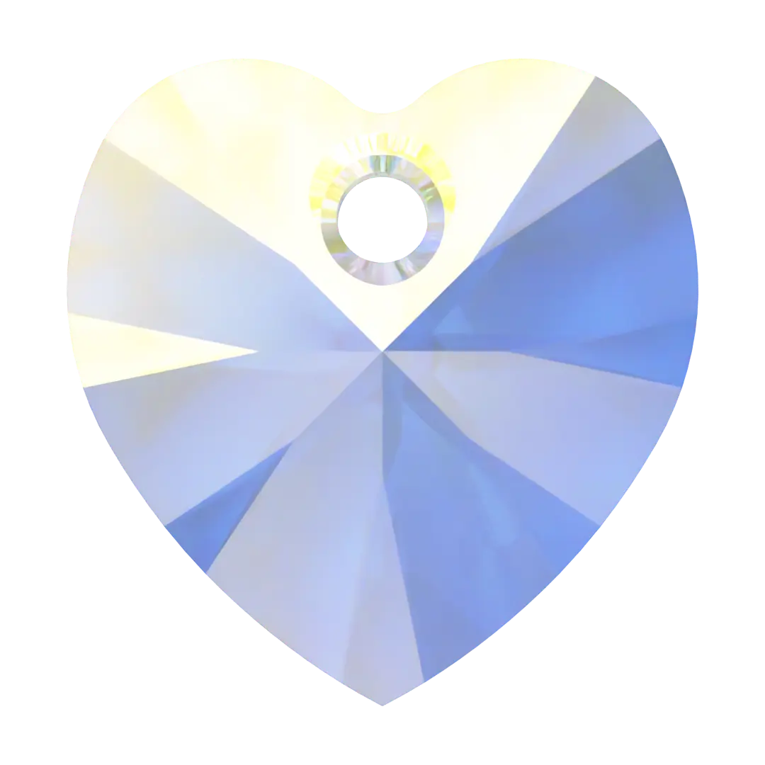Swarovski Pendants Xilion Heart (6228) Crystal AB - Bluestreak Crystals