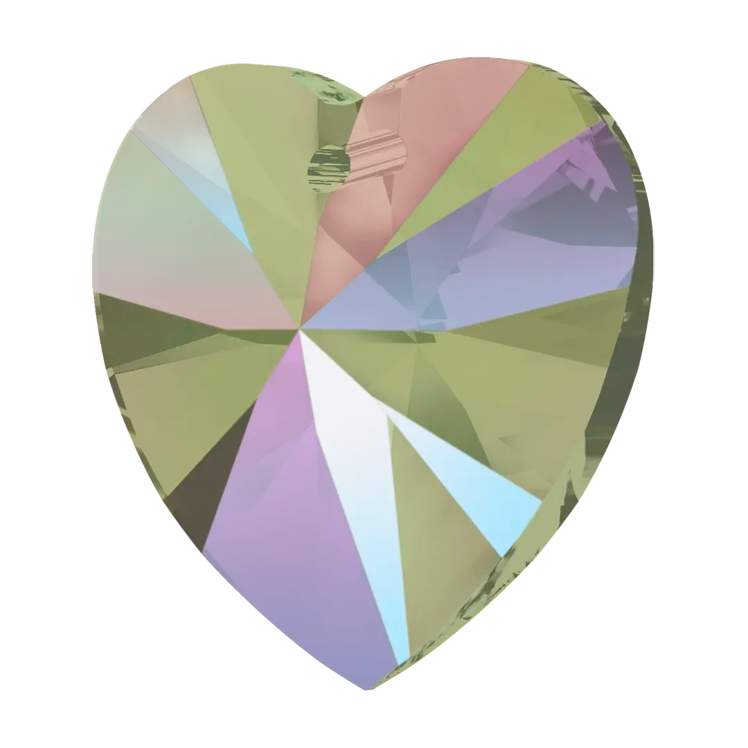 Swarovski Pendants Xilion Heart (6228) Crystal Paradise Shine - Bluestreak Crystals
