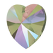 Swarovski Pendants Xilion Heart (6228) Crystal Paradise Shine - Bluestreak Crystals