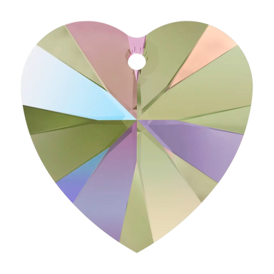 Swarovski Pendants Xilion Heart (6228) Crystal Paradise Shine - Bluestreak Crystals