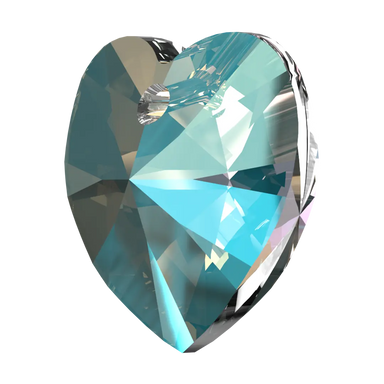 Swarovski Pendants Xilion Heart (6228) Crystal Shimmer - Bluestreak Crystals