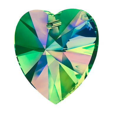 Swarovski Pendants Xilion Heart (6228) Crystal Vitrail Medium - Bluestreak Crystals