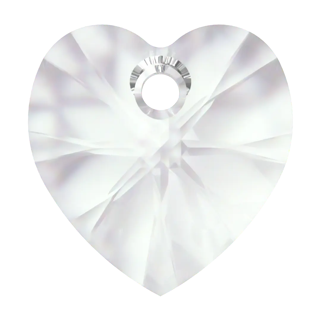 Swarovski Pendants Xilion Heart (6228) Crystal - Bluestreak Crystals