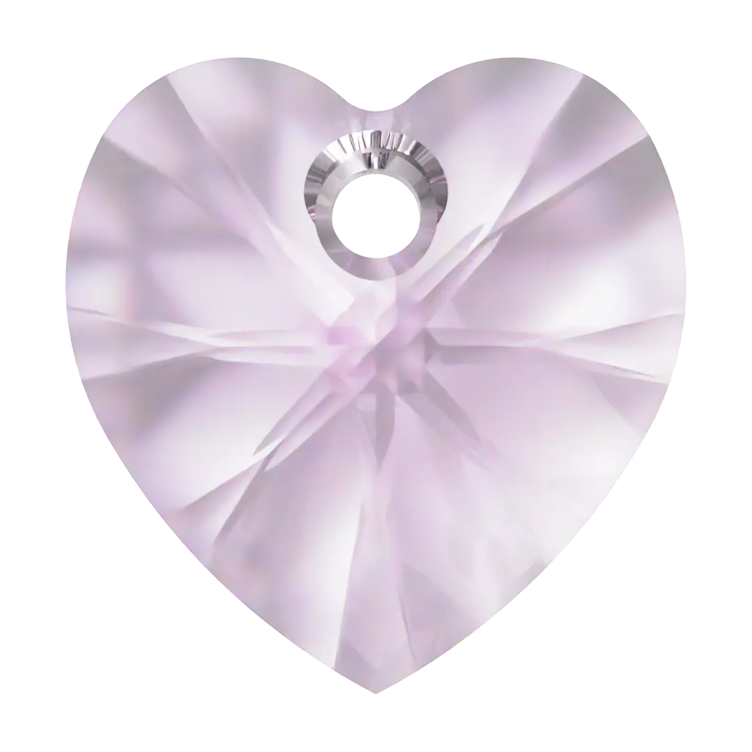Swarovski Pendants Xilion Heart (6228) Light Amethyst - Bluestreak Crystals