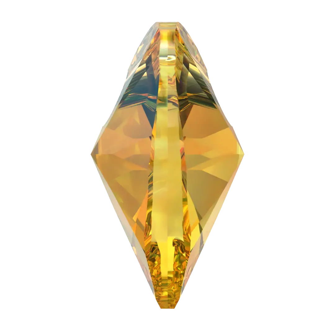 Swarovski Pendants Xilion Heart (6228) Light Topaz Shimmer - Bluestreak Crystals