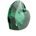 Serinity Pendants Heart (6228) Majestic Green - Bluestreak Crystals