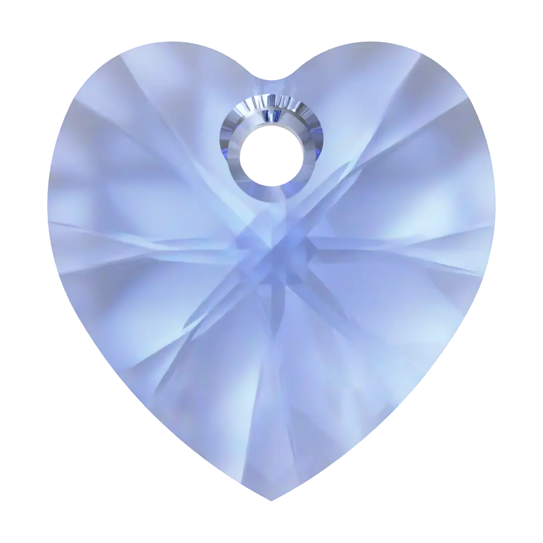 Swarovski Pendants Xilion Heart (6228) Sapphire - Bluestreak Crystals