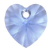 Swarovski Pendants Xilion Heart (6228) Sapphire - Bluestreak Crystals