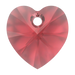 Swarovski Pendants Xilion Heart (6228) Scarlet - Bluestreak Crystals