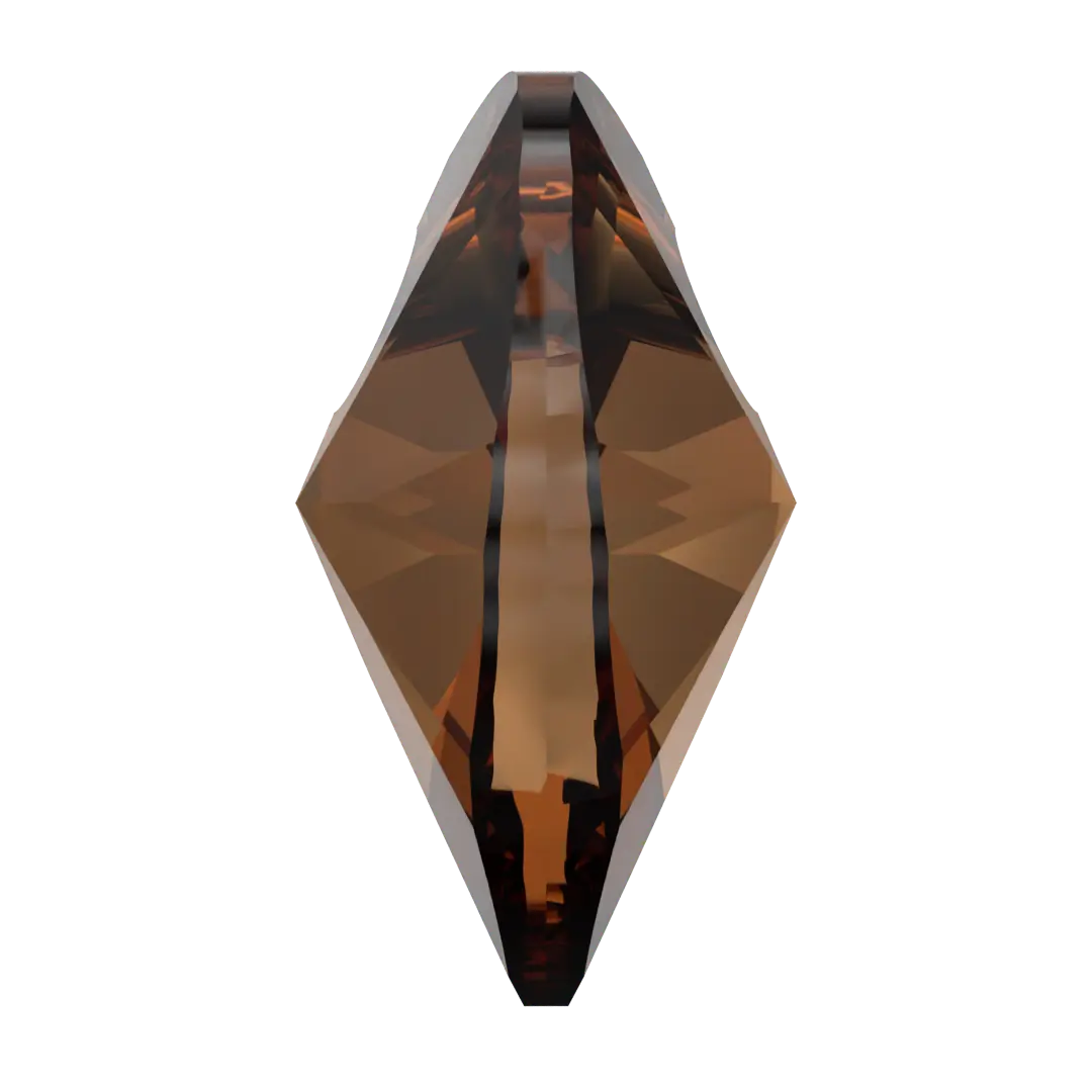 Swarovski Pendants Xilion Heart (6228) Smoked Amber - Bluestreak Crystals