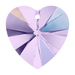 Swarovski Pendants Xilion Heart (6228) Violet AB - Bluestreak Crystals