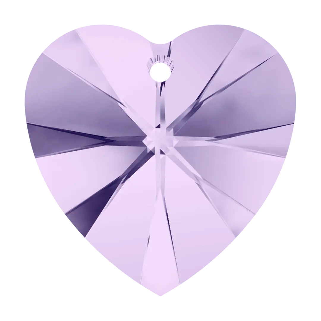 Swarovski Pendants Xilion Heart (6228) Violet - Bluestreak Crystals