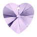 Swarovski Pendants Xilion Heart (6228) Violet - Bluestreak Crystals