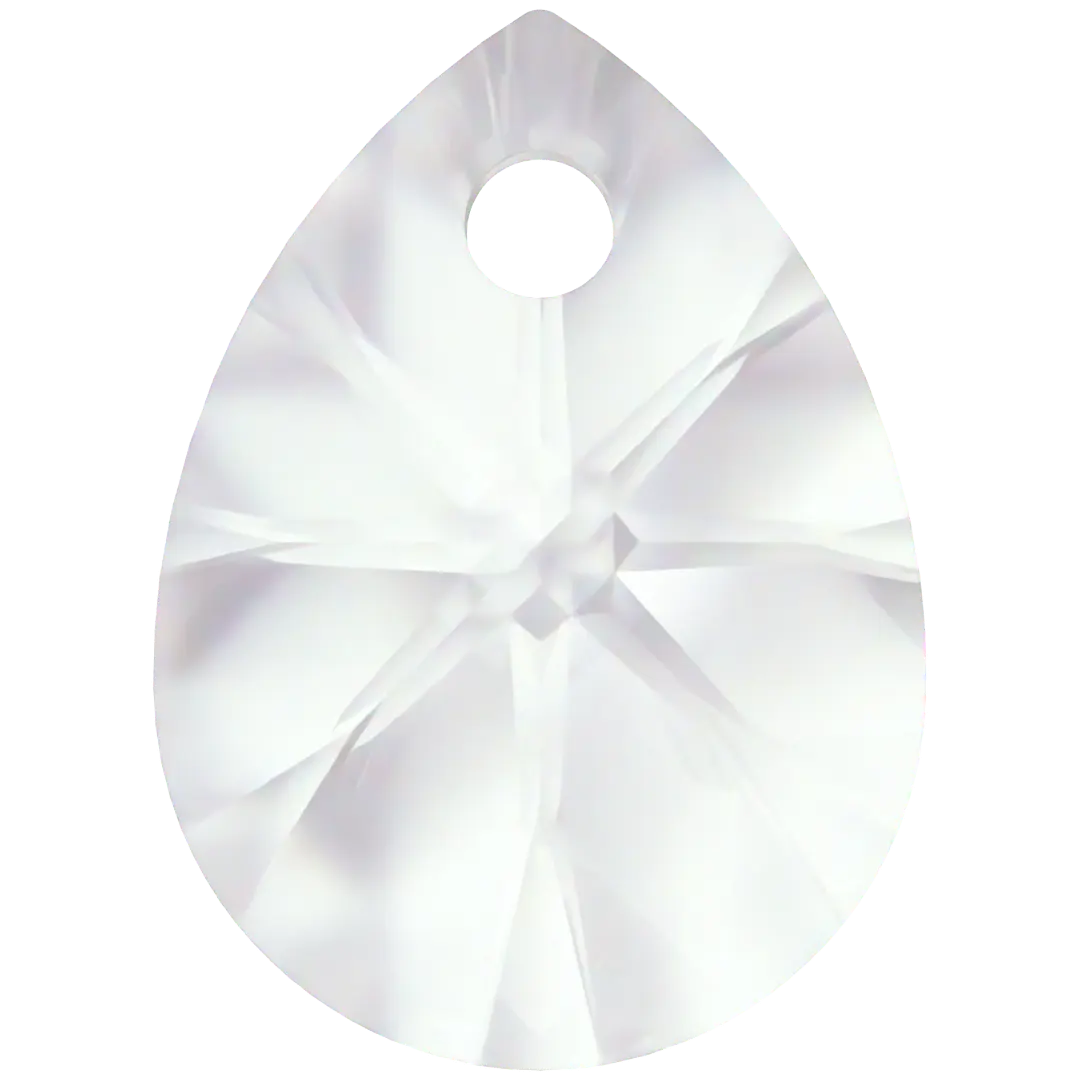 Swarovski Pendants Xilion Mini Pear (6128) Crystal - Bluestreak Crystals