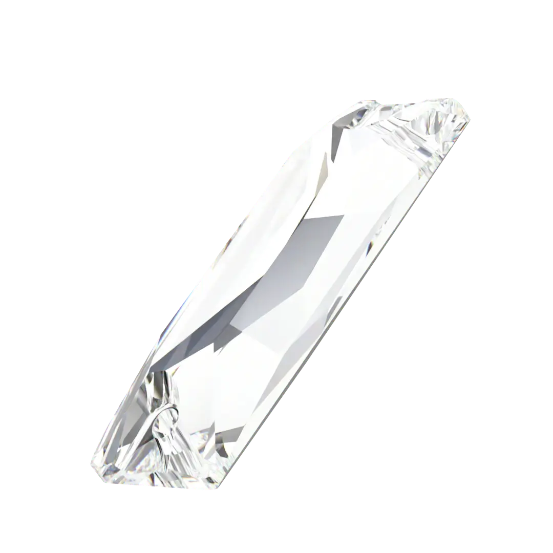 Swarovski Sew On Crystals Cosmic Baguette (3255) Crystal - Bluestreak Crystals