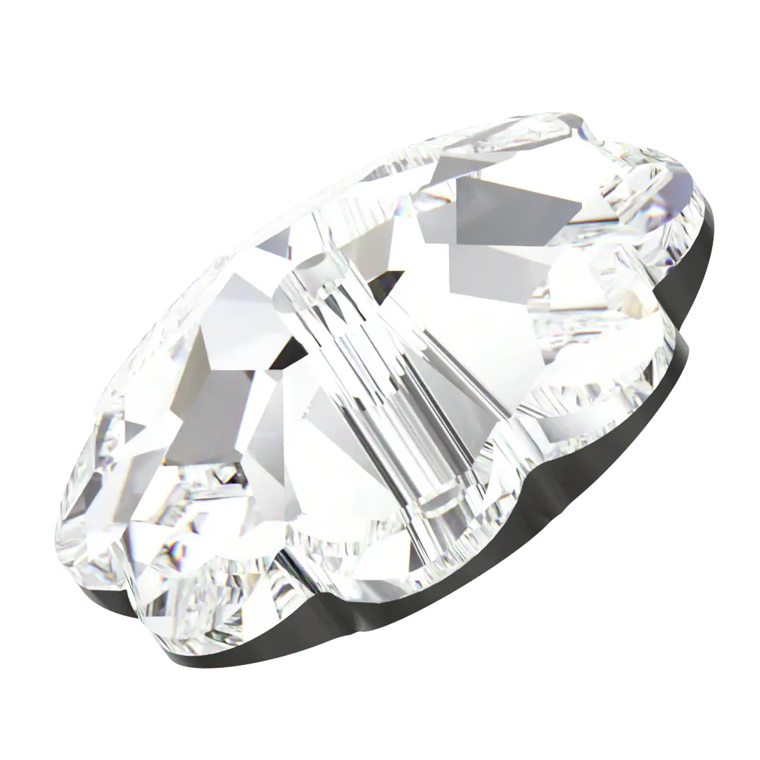 Swarovski Sew On Crystals Daisy Spacer (3700) Crystal - Bluestreak Crystals