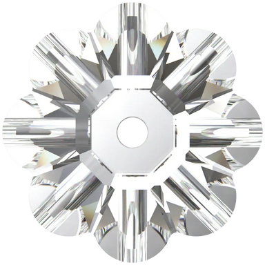 Swarovski Sew On Crystals Daisy Spacer (3700) Crystal - Bluestreak Crystals