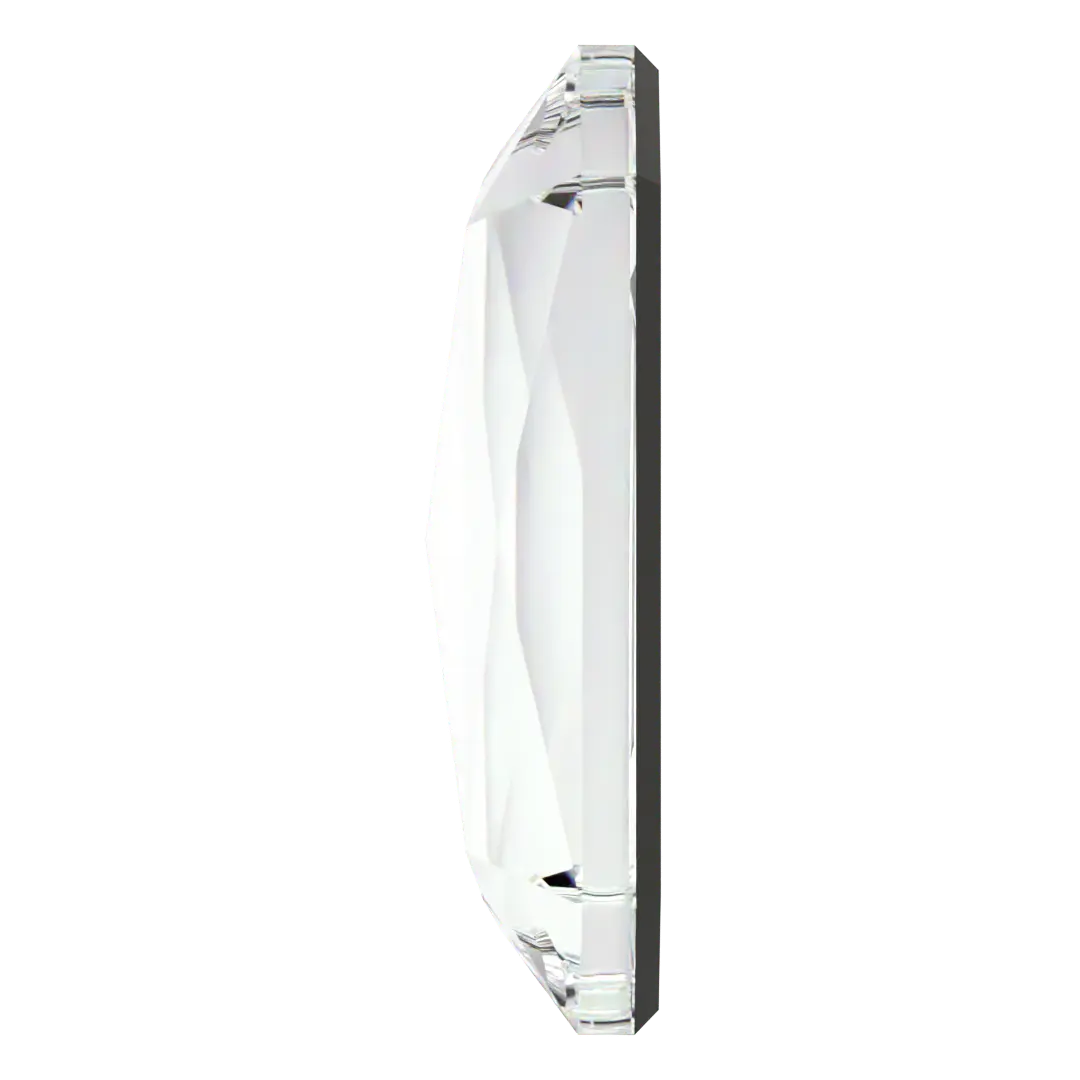 Swarovski Sew On Crystals Emerald Cut (3252) Crystal - Bluestreak Crystals