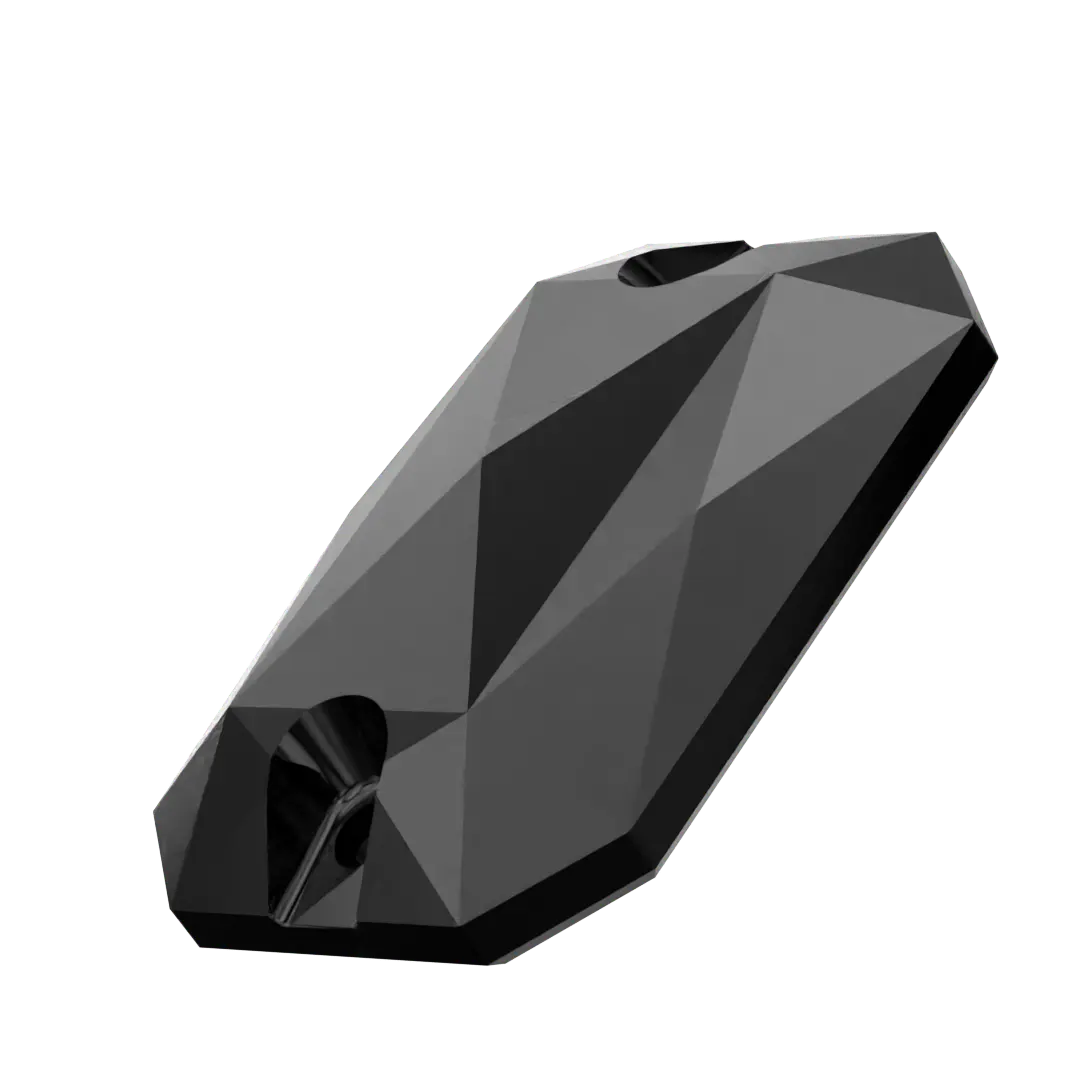 Serinity Sew On Crystals Emerald Cut (3252) Jet UNFOILED - Bluestreak Crystals