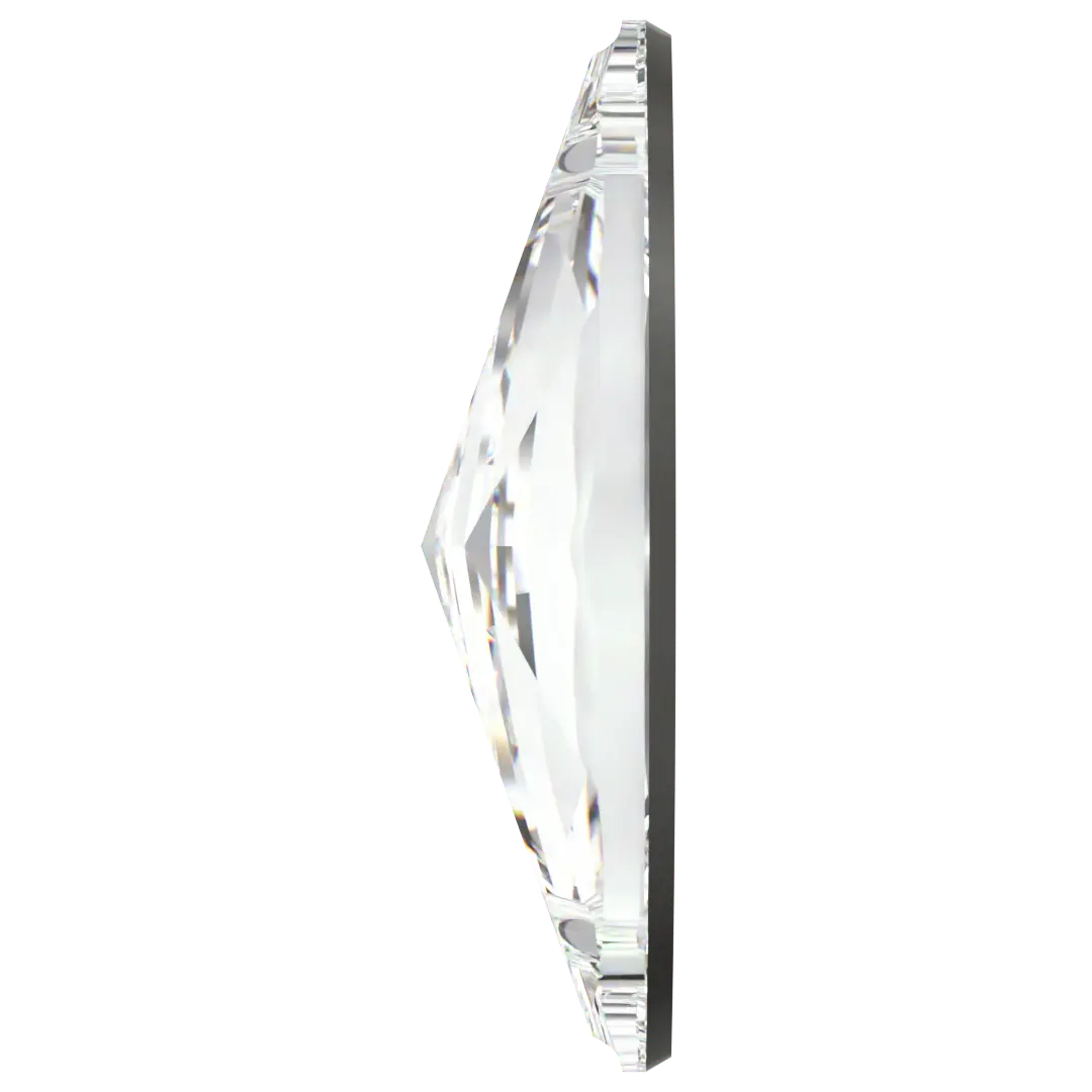 Swarovski Sew On Crystals Navette (3223) Crystal - Bluestreak Crystals