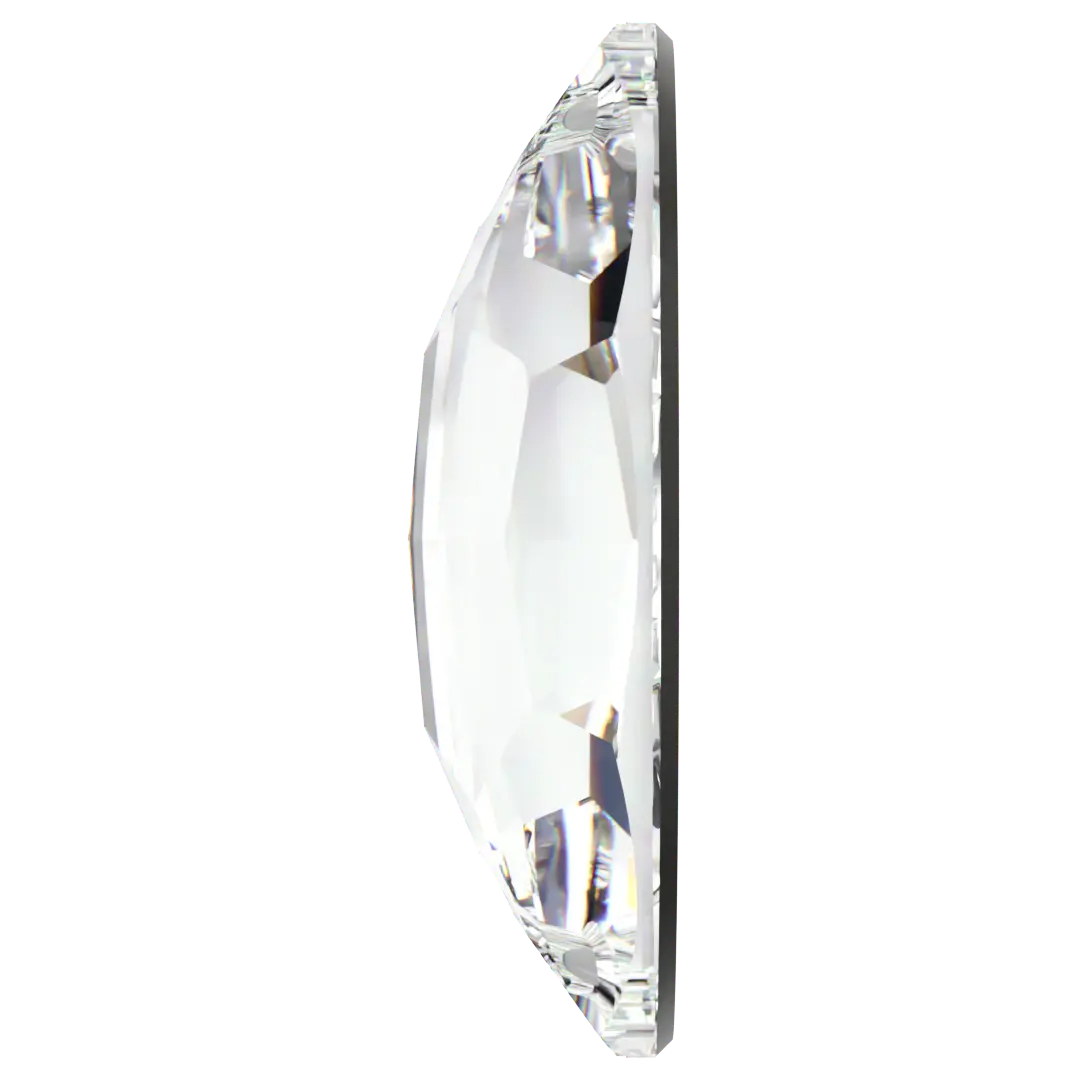 Swarovski Sew On Crystals Oval (3210) Crystal - Bluestreak Crystals