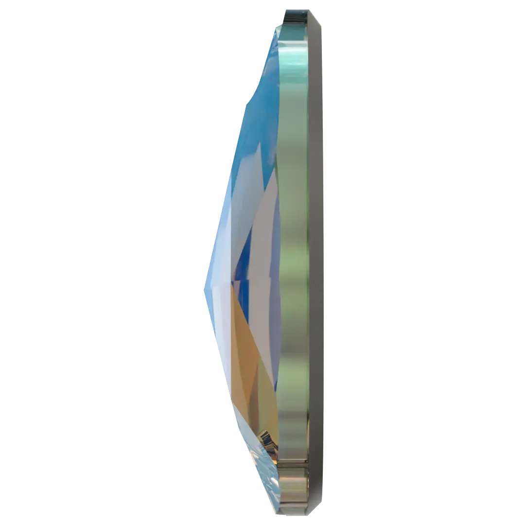 Swarovski Sew On Crystals Peardrop (3230) Black Diamond Shimmer - Bluestreak Crystals