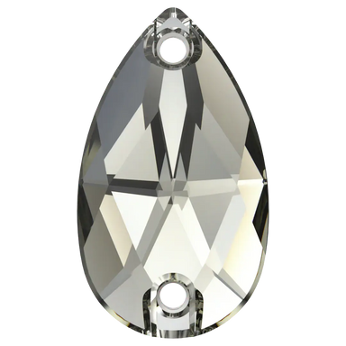 Swarovski Sew On Crystals Peardrop (3230) Black Diamond - Bluestreak Crystals