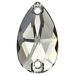 Swarovski Sew On Crystals Peardrop (3230) Black Diamond - Bluestreak Crystals