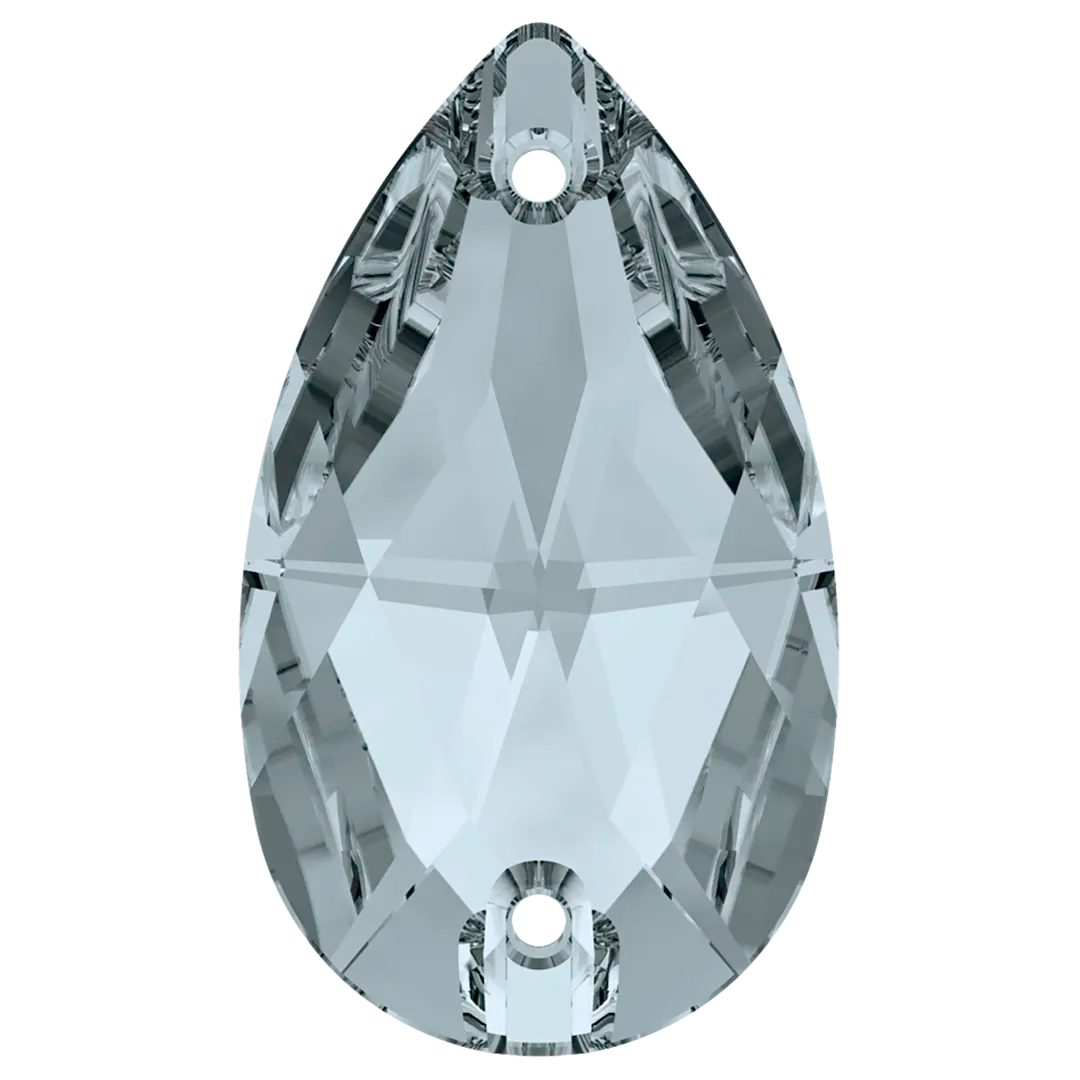 Swarovski Sew On Crystals Peardrop (3230) Crystal Blue Shade - Bluestreak Crystals