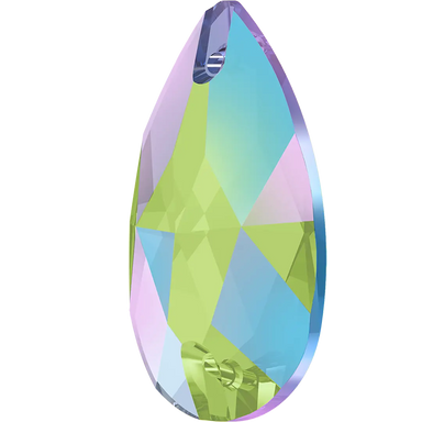 Swarovski Sew On Crystals Peardrop (3230) Erinite Shimmer - Bluestreak Crystals