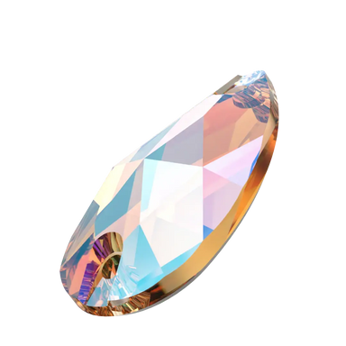 Swarovski Sew On Crystals Peardrop (3230) Light Colorado Topaz Shimmer - Bluestreak Crystals