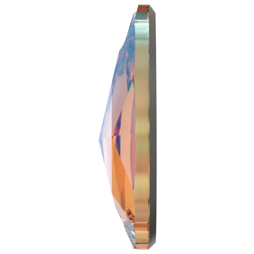 Swarovski Sew On Crystals Peardrop (3230) Light Colorado Topaz Shimmer - Bluestreak Crystals