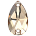 Swarovski Sew On Crystals Peardrop (3230) Light Colorado Topaz - Bluestreak Crystals