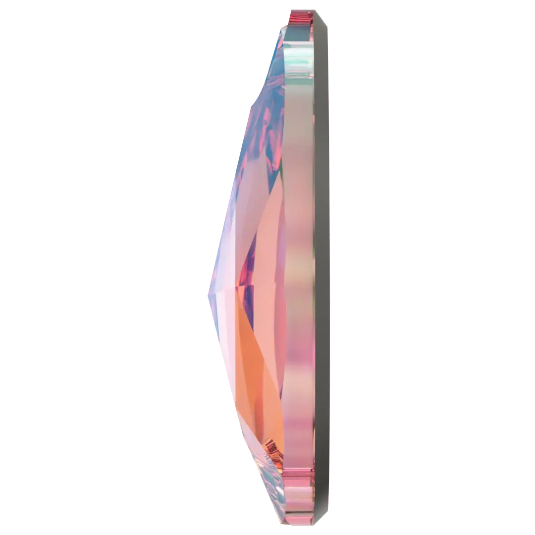 Swarovski Sew On Crystals Peardrop (3230) Light Rose Shimmer - Bluestreak Crystals